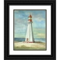 thumbnail image 1 of Nai, Danhui 12x14 Black Ornate Wood Framed with Double Matting Museum Art Print Titled - Lighthouse III, 1 of 4