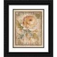 thumbnail image 1 of Nai, Danhui 12x14 Black Ornate Wood Framed with Double Matting Museum Art Print Titled - Parisian Flowers I, 1 of 4