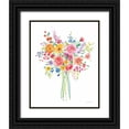 thumbnail image 1 of Nai, Danhui 12x14 Black Ornate Wood Framed with Double Matting Museum Art Print Titled - Sunshine Flowers, 1 of 4