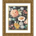 thumbnail image 1 of Nai, Danhui 12x14 Gold Ornate Wood Framed with Double Matting Museum Art Print Titled - Garden of Delight Black II, 1 of 4