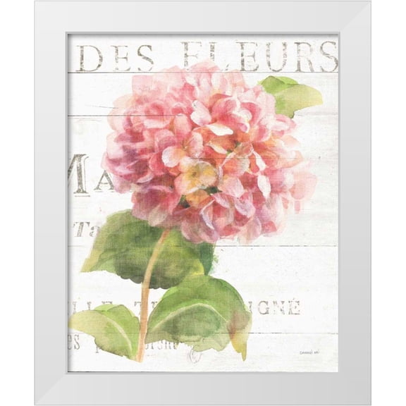 Nai, Danhui 12x14 White Modern Wood Framed Museum Art Print Titled - Maison des Fleurs VII