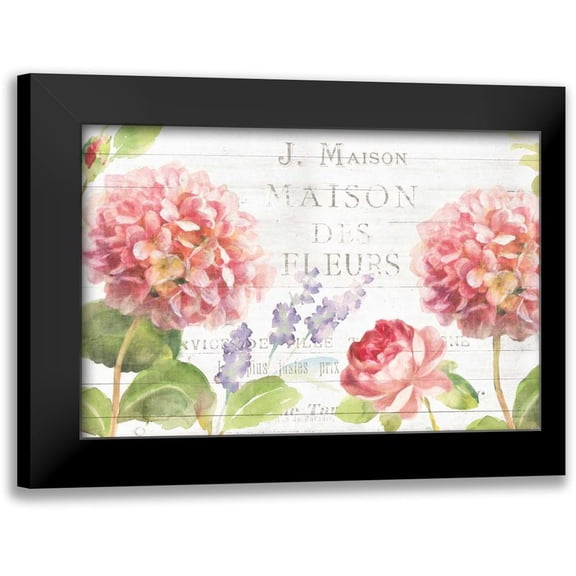 Nai, Danhui 14x11 Black Modern Framed Museum Art Print Titled - Maison Des Fleurs II