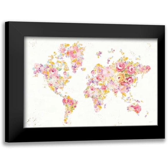 Nai, Danhui 14x11 Black Modern Framed Museum Art Print Titled - Midsummer World - No Border