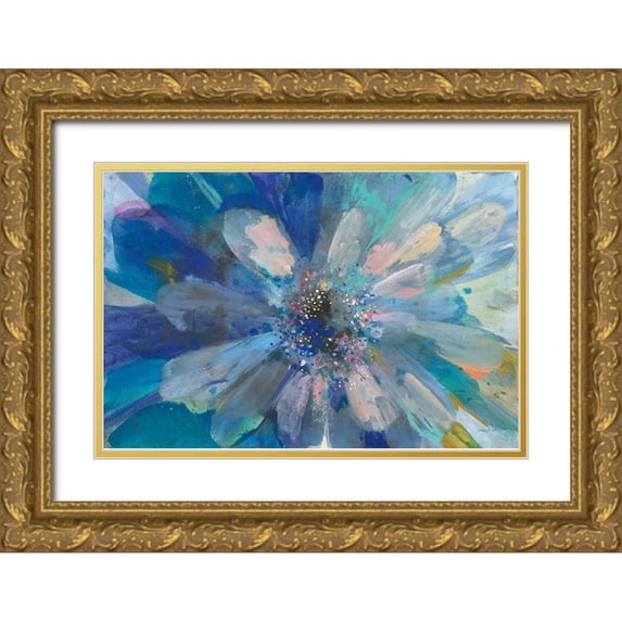 Nai, Danhui 14x11 Gold Ornate Wood Framed with Double Matting Museum Art Print Titled - Intensity I Horizontal