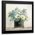 thumbnail image 1 of Nai, Danhui 15x15 Black Modern Framed Museum Art Print Titled - Anemones in Hatbox Shiplap, 1 of 5