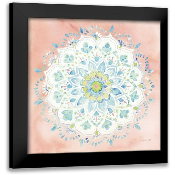 Nai, Danhui 15x15 Black Modern Framed Museum Art Print Titled - Jaipur V