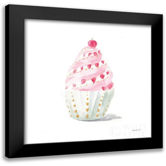 Nai, Danhui 15x15 Black Modern Framed Museum Art Print Titled - Paris Delight III