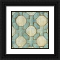 thumbnail image 1 of Nai, Danhui 15x15 Black Ornate Wood Framed with Double Matting Museum Art Print Titled - Tile Element V, 1 of 4