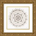 thumbnail image 1 of Nai, Danhui 15x15 Gold Ornate Wood Framed with Double Matting Museum Art Print Titled - Neutral Mandala, 1 of 4
