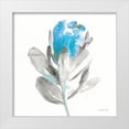 thumbnail image 1 of Nai, Danhui 15x15 White Modern Wood Framed Museum Art Print Titled - Spirit Flower I Blue Crop, 1 of 4
