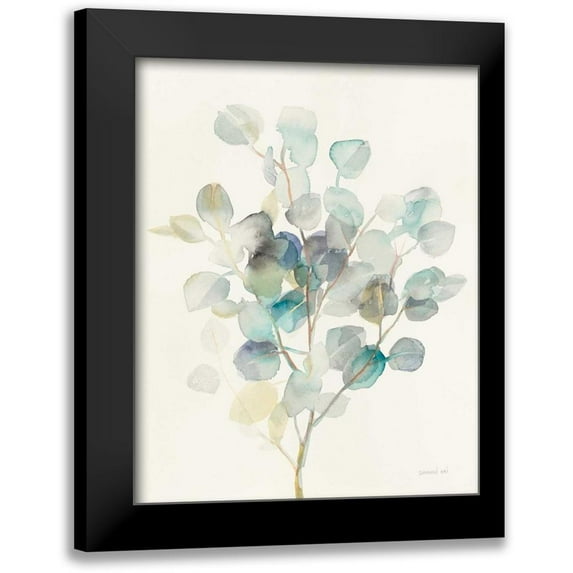 Nai, Danhui 15x18 Black Modern Framed Museum Art Print Titled - Eucalyptus III