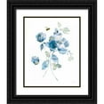 thumbnail image 1 of Nai, Danhui 15x18 Black Ornate Wood Framed with Double Matting Museum Art Print Titled - Blues of Summer III Gilded, 1 of 4