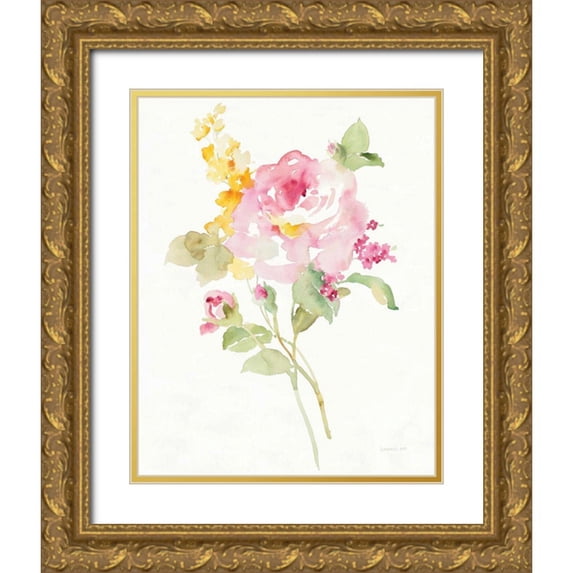 Nai, Danhui 15x18 Gold Ornate Wood Framed with Double Matting Museum Art Print Titled - Midsummer I