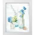 thumbnail image 1 of Nai, Danhui 15x18 White Modern Wood Framed Museum Art Print Titled - Beach Cottage Florals III, 1 of 4