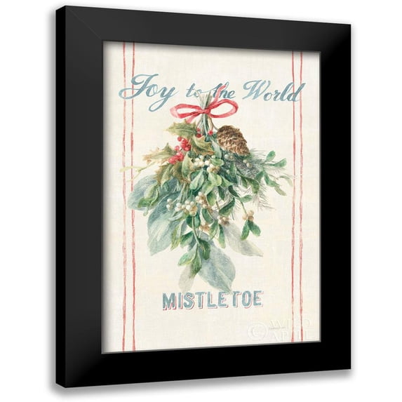 Nai, Danhui 17x24 Black Modern Framed Museum Art Print Titled - Floursack Holiday Bright IV v2