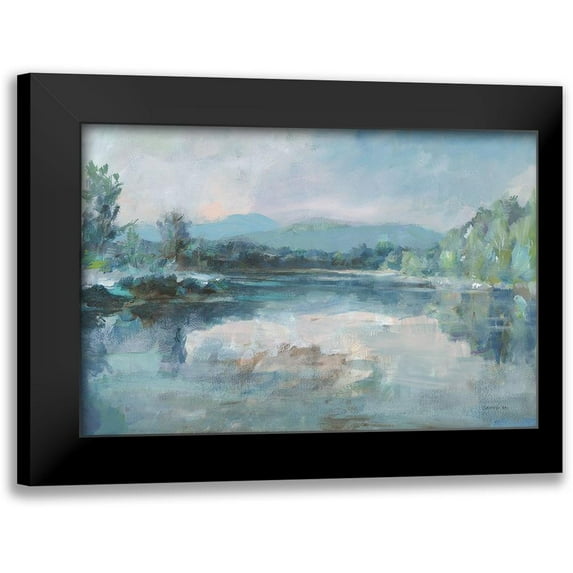 Nai, Danhui 18x13 Black Modern Framed Museum Art Print Titled - Calm Waters