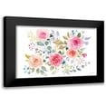 thumbnail image 1 of Nai, Danhui 18x13 Black Modern Framed Museum Art Print Titled - Lush Roses II Horizontal, 1 of 5