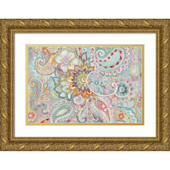 Nai, Danhui 18x13 Gold Ornate Wood Framed with Double Matting Museum Art Print Titled - Boho Japonais Crop