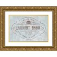 thumbnail image 1 of Nai, Danhui 18x13 Gold Ornate Wood Framed with Double Matting Museum Art Print Titled - Laundry Day VIII, 1 of 4