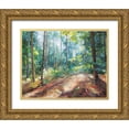 thumbnail image 1 of Nai, Danhui 18x15 Gold Ornate Wood Framed with Double Matting Museum Art Print Titled - Woodland Reverie, 1 of 4
