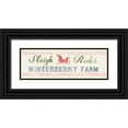 thumbnail image 1 of Nai, Danhui 18x9 Black Ornate Wood Framed with Double Matting Museum Art Print Titled - Floursack Holiday Bright VIII v2, 1 of 4