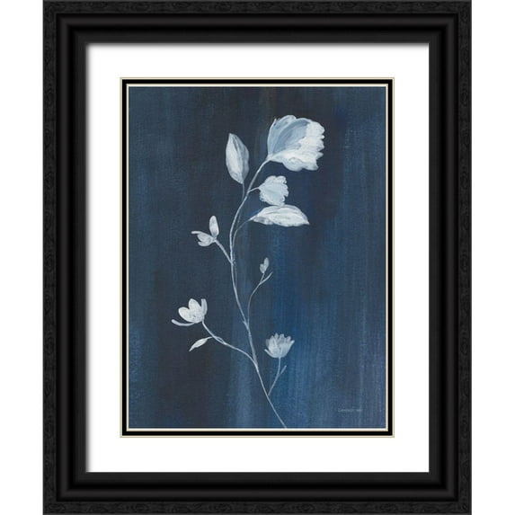 Nai, Danhui 19x24 Black Ornate Wood Framed with Double Matting Museum Art Print Titled - Simple Nature III