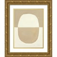 thumbnail image 1 of Nai, Danhui 19x24 Gold Ornate Wood Framed with Double Matting Museum Art Print Titled - Encapsulate II Tan, 1 of 4