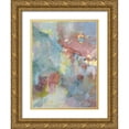 thumbnail image 1 of Nai, Danhui 19x24 Gold Ornate Wood Framed with Double Matting Museum Art Print Titled - Quasar II Rose, 1 of 4