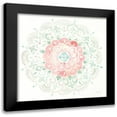 thumbnail image 1 of Nai, Danhui 20x20 Black Modern Framed Museum Art Print Titled - Mandala Delight IV Blue Green, 1 of 5