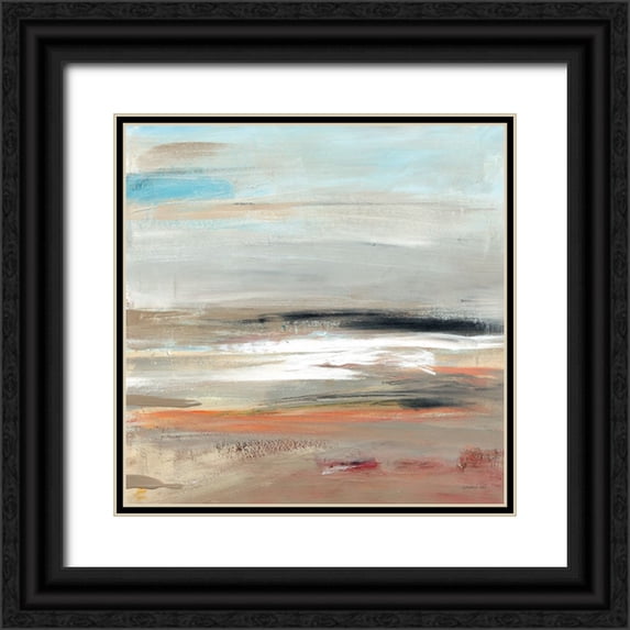 Nai, Danhui 20x20 Black Ornate Wood Framed with Double Matting Museum Art Print Titled - Earth