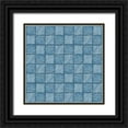 thumbnail image 1 of Nai, Danhui 20x20 Black Ornate Wood Framed with Double Matting Museum Art Print Titled - Floursack Nautical Pattern VID, 1 of 4
