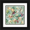 thumbnail image 1 of Nai, Danhui 20x20 Black Ornate Wood Framed with Double Matting Museum Art Print Titled - Summer Garden, 1 of 4