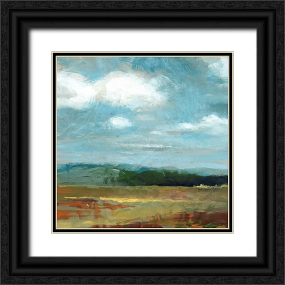 Nai, Danhui 20x20 Black Ornate Wood Framed with Double Matting Museum Art Print Titled - Summer Moment