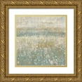 thumbnail image 1 of Nai, Danhui 20x20 Gold Ornate Wood Framed with Double Matting Museum Art Print Titled - Rain Abstract II Neutral, 1 of 4