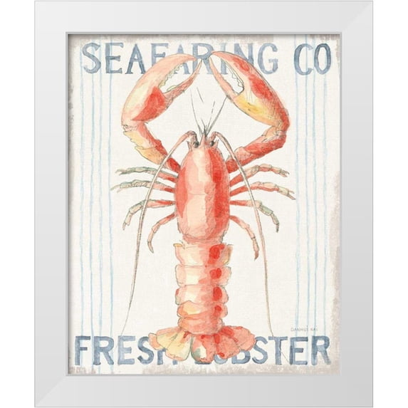 Nai, Danhui 20x24 White Modern Wood Framed Museum Art Print Titled - Floursack Nautical II
