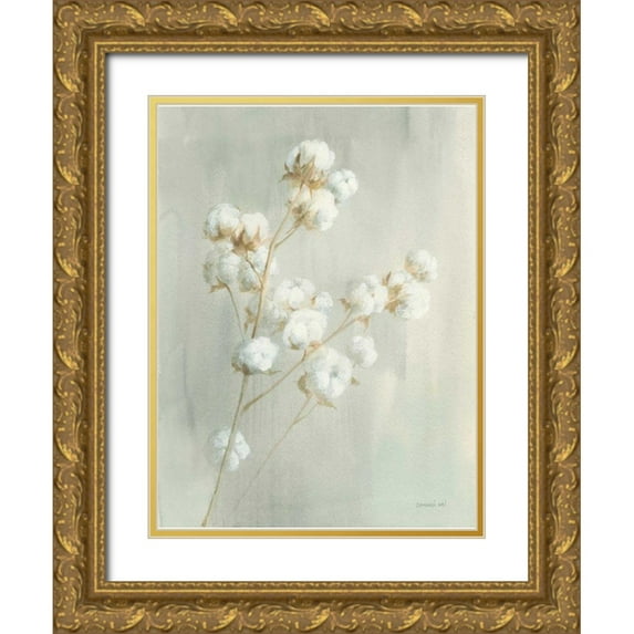 Nai, Danhui 25x32 Gold Ornate Wood Framed with Double Matting Museum Art Print Titled - Summer Harvest I