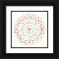 thumbnail image 1 of Nai, Danhui 26x26 Black Ornate Wood Framed with Double Matting Museum Art Print Titled - Mandala Delight II, 1 of 4
