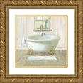 thumbnail image 1 of Nai, Danhui 26x26 Gold Ornate Wood Framed with Double Matting Museum Art Print Titled - Farmhouse Bathtub, 1 of 4