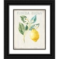 thumbnail image 1 of Nai, Danhui 26x32 Black Ornate Wood Framed with Double Matting Museum Art Print Titled - Floursack Lemon I v2, 1 of 4