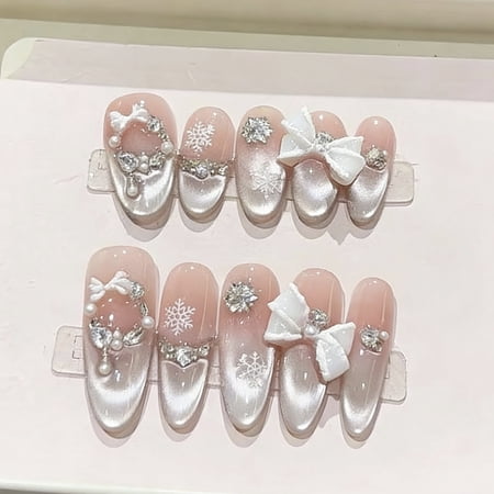 Nai Zi, purely handmade phototherapy wearing armor G012 winter elf pure desire wholesale cat's eye advanced sense nail art sticker