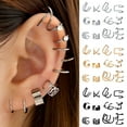 thumbnail image 1 of Naierhg 1 Set Ear Cuffs for Women Non-Piercing Cartilage Earring Sparkling Earrings Clip on Earrings Hypoallergenic Hoop Earrings for Women Teens s Gifts, 1 of 8