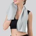 thumbnail image 1 of Naierhg 1 Set Ice Cooling Towel Portable Quick-Dry Super Absorbent Summer Cooling Towel for Outdoor Sports Fitness Pink, 1 of 8