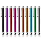 Naierhg 100Pcs Portable Capacitive Touch Screen Clip On Stylus Pen for Phone Tablets