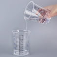 thumbnail image 1 of Naierhg 10PCS Calibration Pot Precise Transparent Scale Design Disposable Measuring Cups for Precise Mixing of Paint and Liquid, 1 of 8