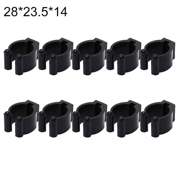 Naierhg 10Pcs Plastic Billiards Snooker Pool Cue Pole Racks Locating Clip Clamp Holder