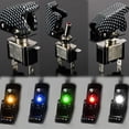 thumbnail image 1 of Naierhg 12V 20A Car Auto Cover LED Light SPST Toggle Rocker On/Off Switch Control Blue, 1 of 8