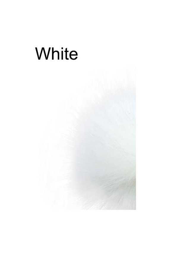 14cm/16cm Soft Faux Fur PomPom DIY Car Handbag Keychain Fluffy Ball Pendant