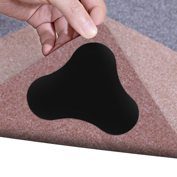Naierhg 15Pcs/Set Rug Gripper Non Slip Reusable Washable Double Sided Carpet Tape Without Residue Self Adhesive Carpet Binding Anti-slip Rug Pad for Hardwood Tile Floors Carpets Floor Mats