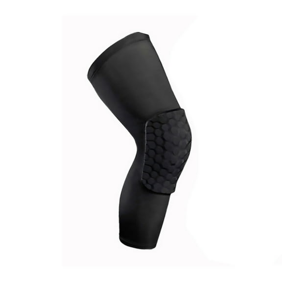 Naierhg 1Pc Breathable Sports Football Basketball Knee Pad Honeycomb Leg Brace Support