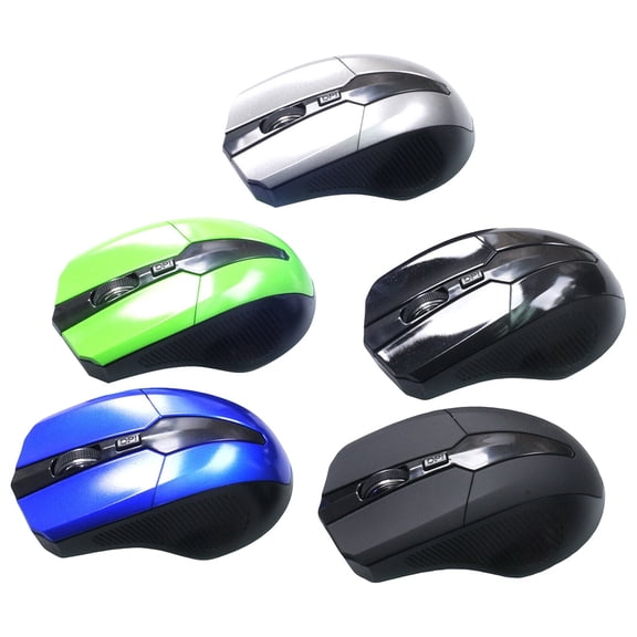Naierhg 2.4GHz 4 Key Adjustable 1600DPI Optical Wireless Mouse Gaming Mice for PC Laptop